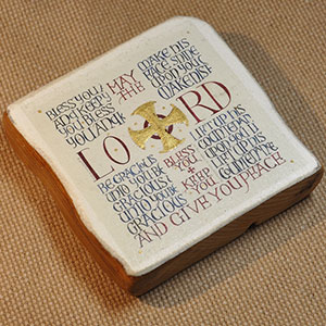 May The Lord Bless You And Keep You calligraphy detail